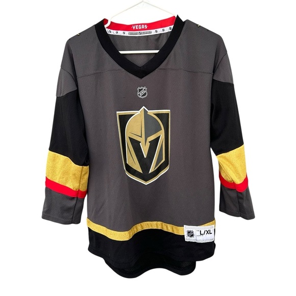 NHL Authentic Las Vegas Golden Knights Youth Jersey - Size Large/XL - Picture 2 of 10